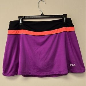 Fila Performa Energy Color Block Skort Purple XL